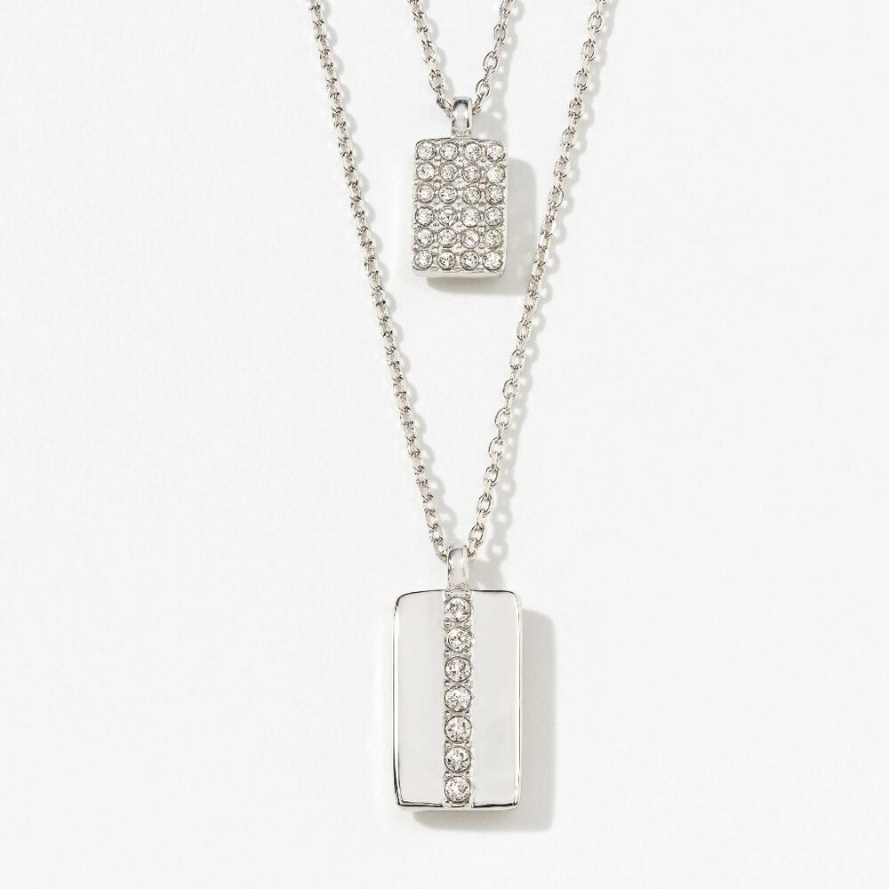Twice as Nice necklace ~ Touchstone Crystal‎ by Swarovski